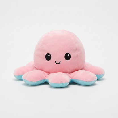 Reversible Octopus Soft Cute |Double-Sided Happy&Angry Stuffed Toy Gift for Kids